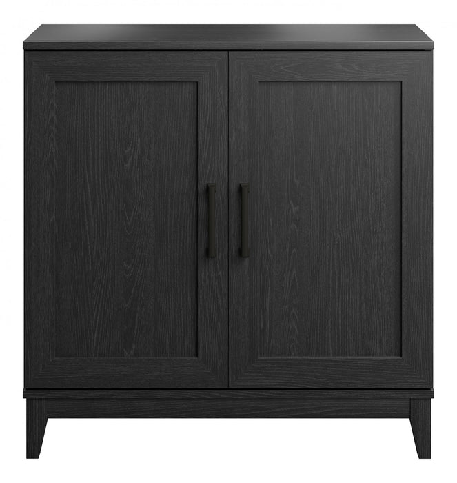 Modulr 1 Adjustable Shelf Accent Cabinet - Black Oak