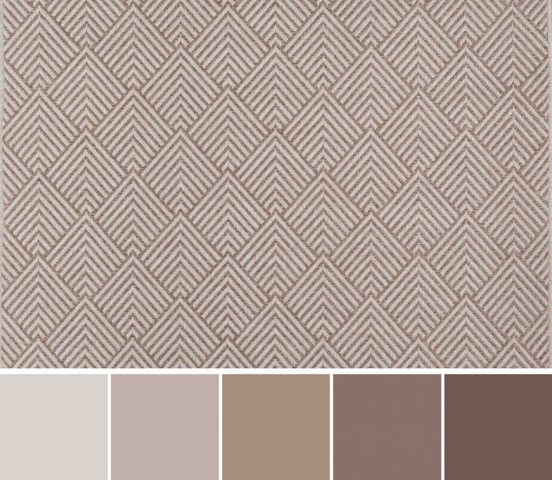 Laura Contemporary 2'0\" x 6'0\" Runner Rug in Ivory Indoor Area Rug