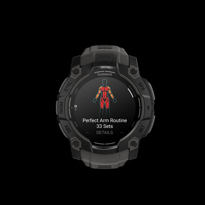 Garmin Instinct 3 Amoled Smartwatch 50 Mm - Rugged Militart Spec 810, Compass, Barometric Altimeter 