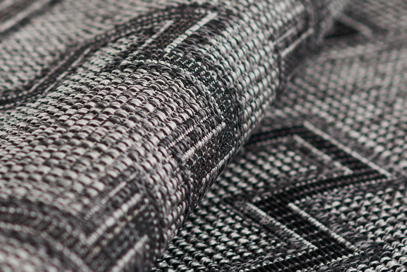 Esina Transitional 8'0\" x 10'0\" Area Rug in Grey Indoor Area Rug