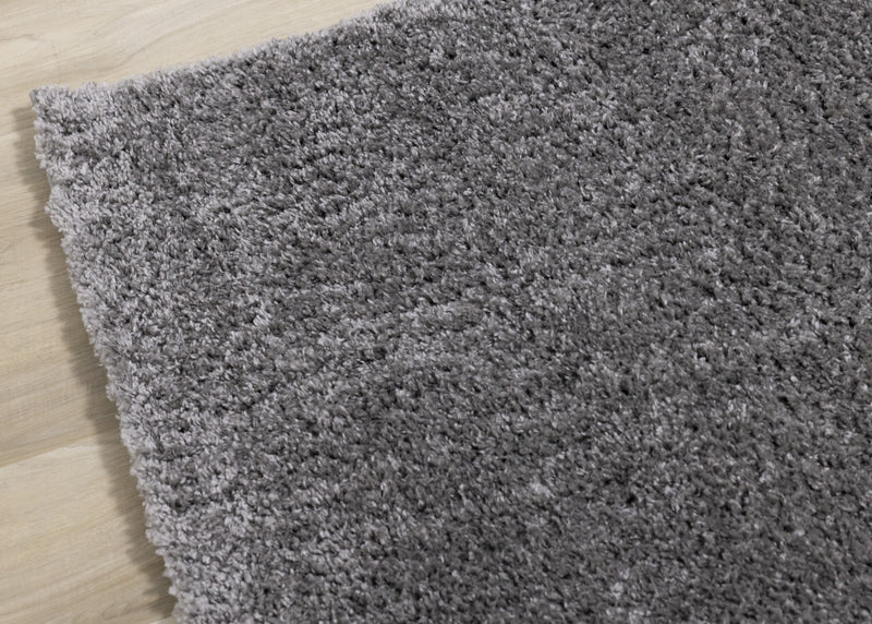 Taylor Dark Grey Comfort Shag Rug 3'11\" x 5'11\" Oval Indoor Area Rug