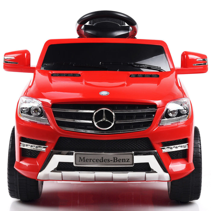 Costway Mercedes Benz Ml350 6v Electric Kids Ride On Car Licensed Mp3 Rc Remote Control