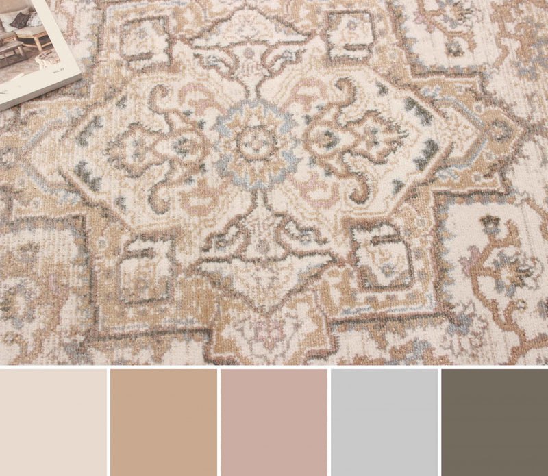 Stassie Ivory Runner Area Rug - 2'8\" X 8'2\"  