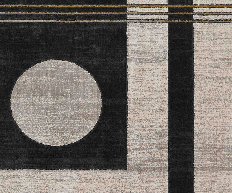 Erisa Contemporary 2'2\" x 7'7\" Runner Rug in Grey Indoor Area Rug