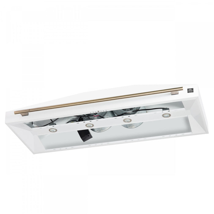 Forno Aria 60 Inch Wall-Mounted White Range Hood- FRHWM5095-60WHT