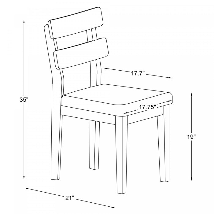 Drury Fabric Natural Dining Chair - Set of 2