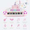 Costway 37-Key Keyboard Piano Electronic Musical Instrument Pink