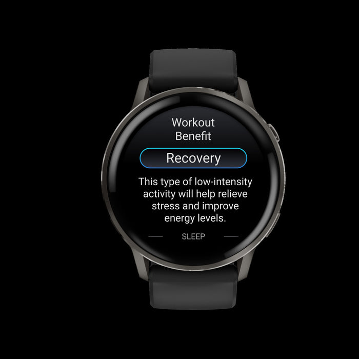 Garmin Venu 4 45mm Slate Multisport Smartwatch - Performance Monitor, Fitness Age Estimate, Turn-by-Turn Navigation, SatIQ Tech, Voice Control