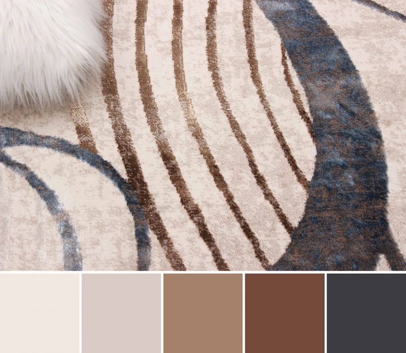 Leah Ivory Area Rug - 5'0\" X 8'0\"  