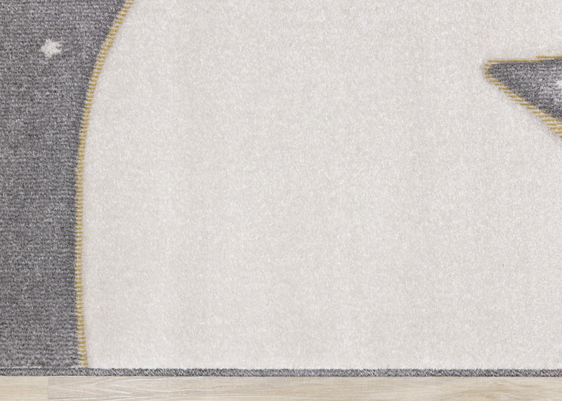 Kids Polar Bear Rabbit Area Rug - 5'3\" x 7'7\"