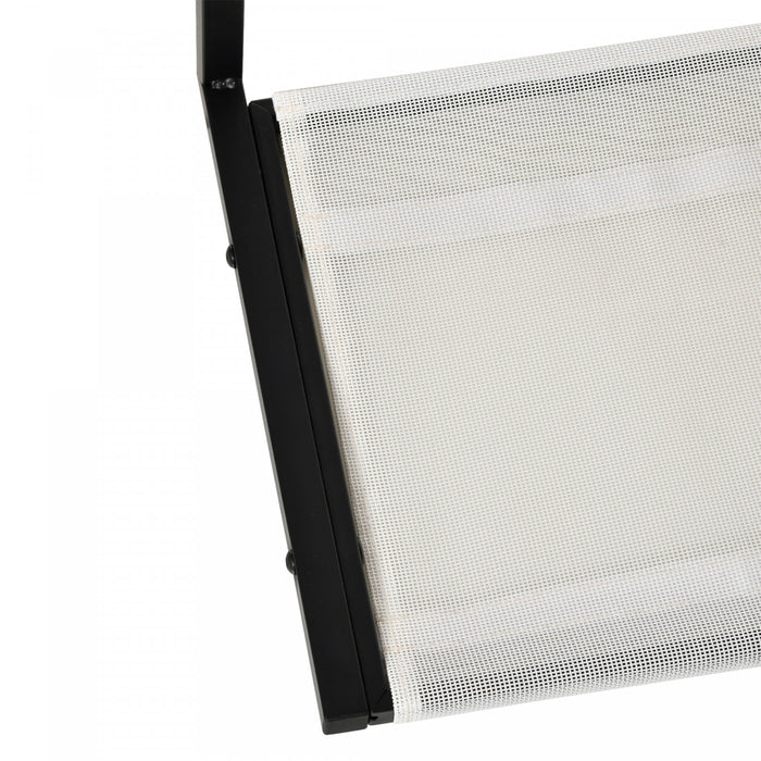 Pawhut Wall Mounted Cat Shelf, Kitten Perch, Kitty Furniture With Breathable Mesh Mat For Relaxing, Sleeping - Black