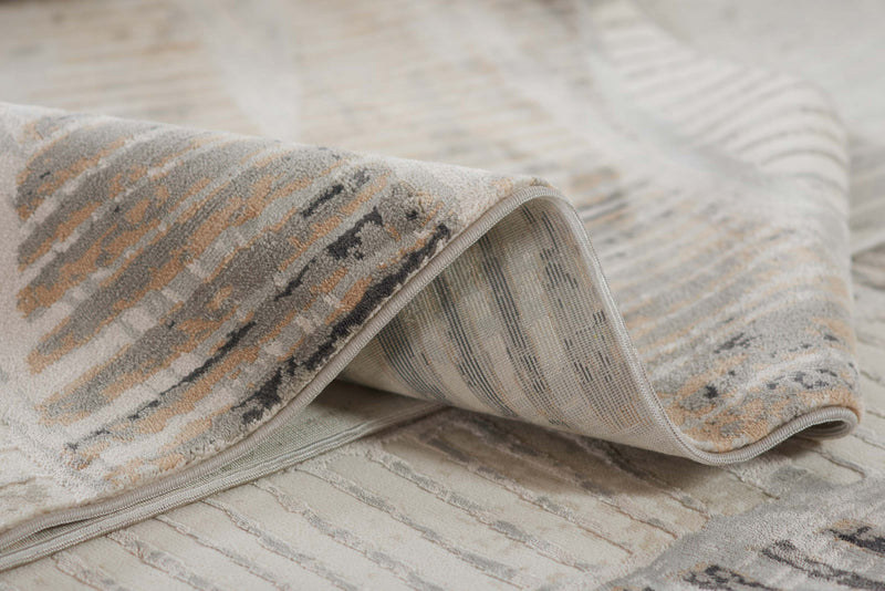 Briar Contemporary 2'2\" x 7'7\" Runner Rug in Grey Indoor Area Rug