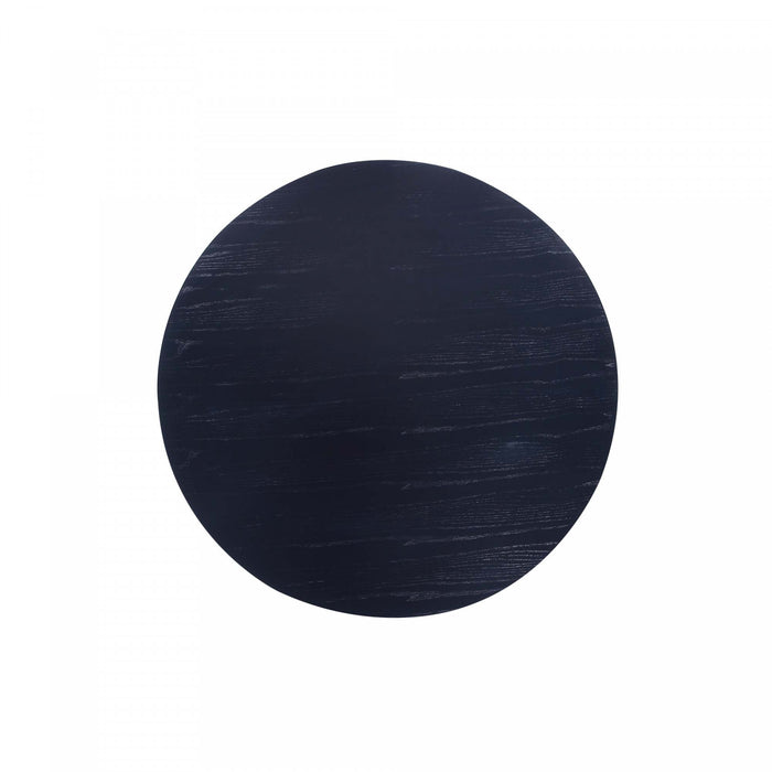 Hathaway and Versailles Modern Industry Chic 5-Piece Dining Set in Black and Natural Dining Room Set