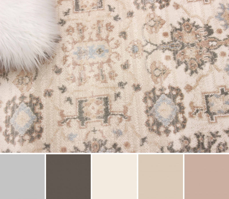 Gloria Ivory Runner Area Rug - 2'8\" X 8'2\"  