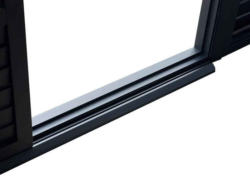 Florence - Wall Mounted Solarium 10x16 Metal Roof In Black