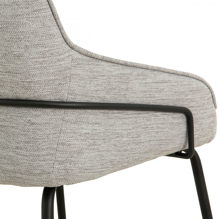 Thora Taupe Upholstered Accent Dining Chair (Set of 2)