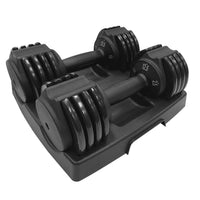 IBF Iron Body Fitness Adjustable 25 lb Dumbbells
