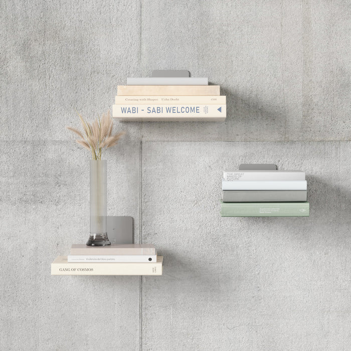 Umbra Modern Silver Steel Conceal Shelf - Set of 3