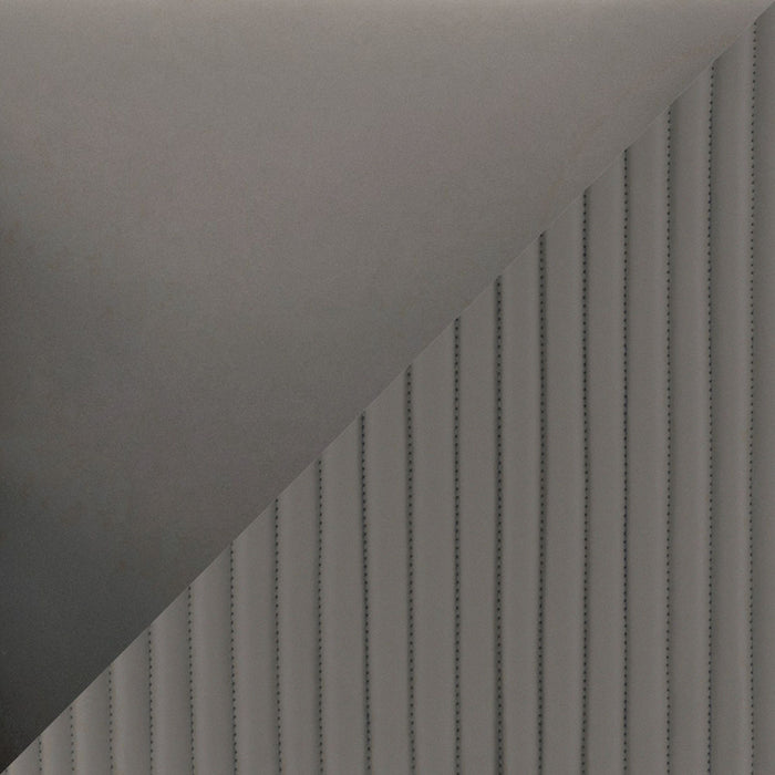 Raya Modern Wood Vegan Leather Dining Chair in Taupe - Set of 2