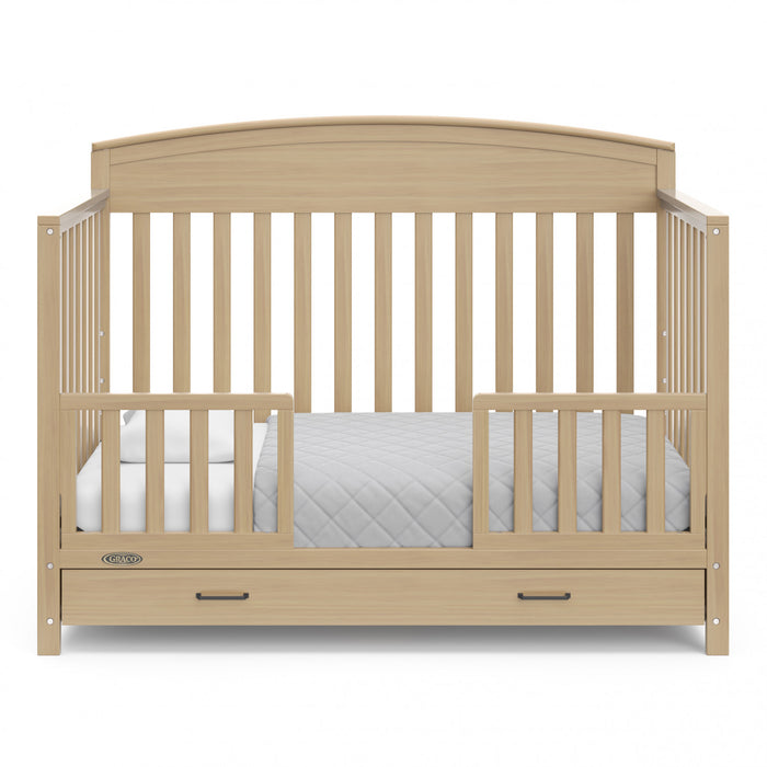 Graco Benton 5-in-1 Convertible Crib with Drawer - Driftwood