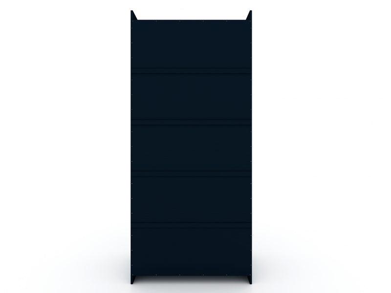 Mulberry Contemporary Modern 36\" Wardrobe Closet in Midnight Blue