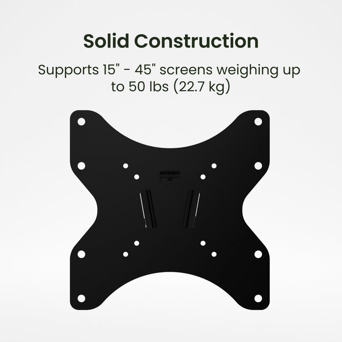 KANTO LT100 TV Tilt Mount Black - Small TV Up To 40\" Tv Mount