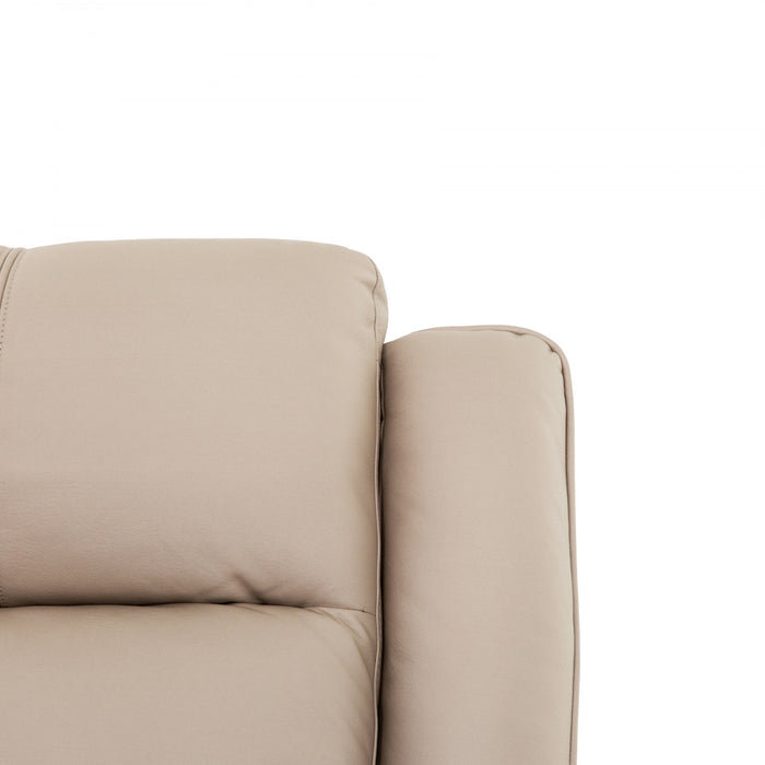 Hollis 37 in. Upholstered Rocker Recliner Chair - Taupe