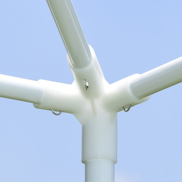 Costway 10'x10' Wedding Party Event Tent Canopy Gazebo Pavilion Cater Heavy Duty