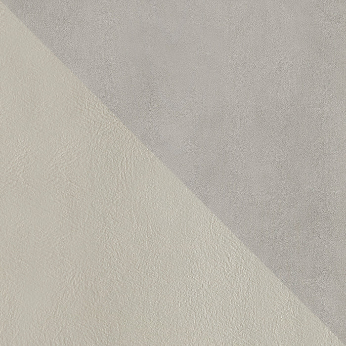 Connie Modern Vegan Leather and Velvet Wood Dining Chair in Light Gray - Set of 4