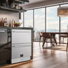 Forno Como 24-Inch Drawer Refrigerator, Stainless Steel, Outdoor/Indoor, 4.87 cu.ft. - FDROD1611-24S | Refrigerateur a tiroirs Como de 24 po, acier inoxydable, pour interieur/exterieur, 4,87 pi³ – FDROD1611-24S