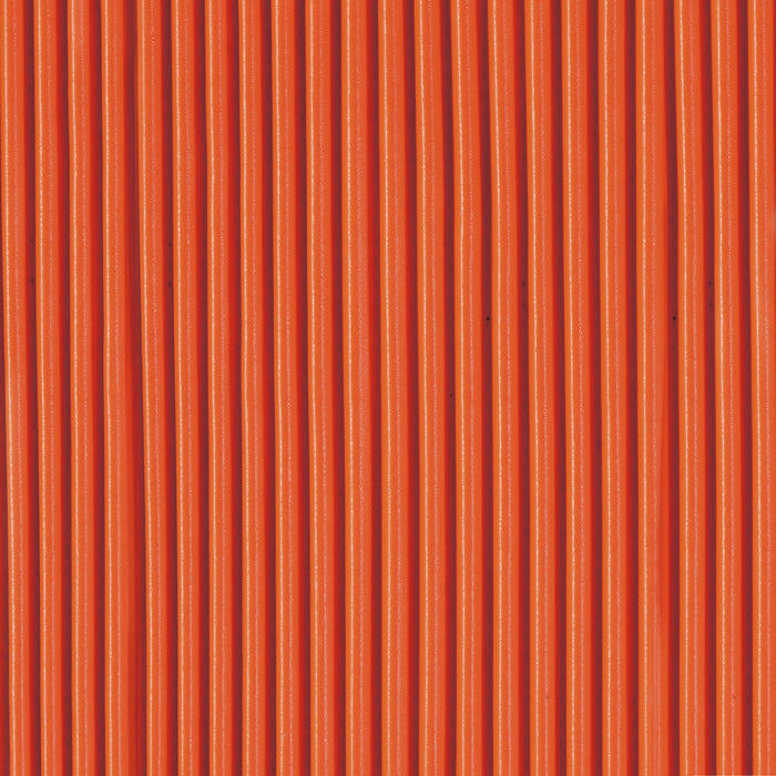 Anderson Modern Metal Top Upholstered End Table in Orange - Set of 2