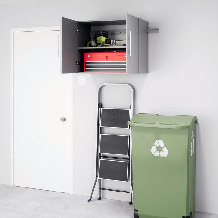 Hangups 30\" Upper Storage Cabinet - Light Grey