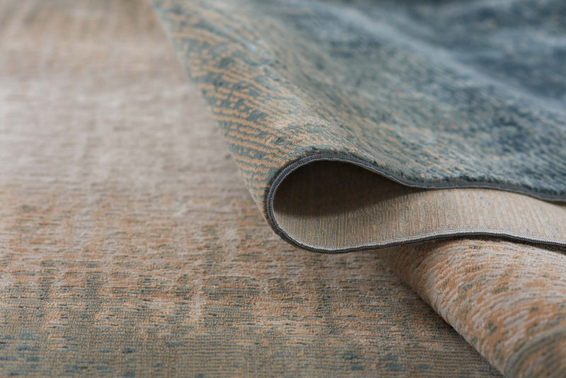 Sable Contemporary 7'9\" x 9'10\" Area Rug in Blue Indoor Area Rug