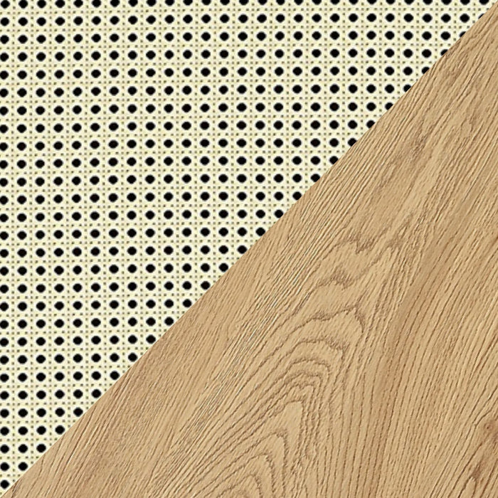 Sheridan Mid-Century Modern 31\" Bookcase Cabinet in Natural (7-Shelf) - Set of 2