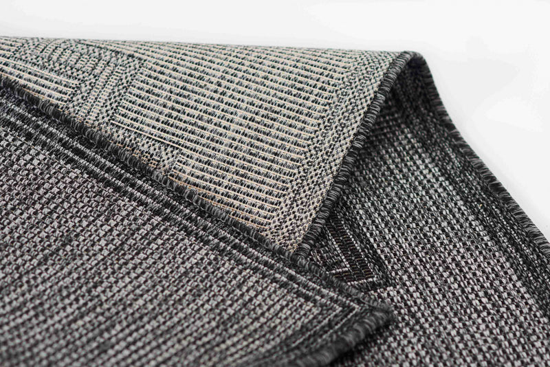 Esina Transitional 8'0\" x 10'0\" Area Rug in Grey Indoor Area Rug