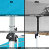 Costway 11' Patio Cantilever Offset Umbrella 360 degrees Rotation Aluminum Tilt Turquoise