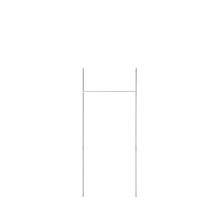 Umbra Anywhere White Expandable Curtain Rod and Room Divider - 36\"-66\" 