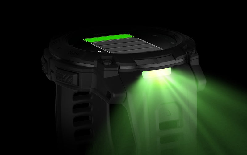 Garmin Instinct 3 AMOLED Tactical Smartwatch – 50 mm Rugged GPS, Multi-Band GNSS, Flashlight, Military-Grade, 24-Day Battery