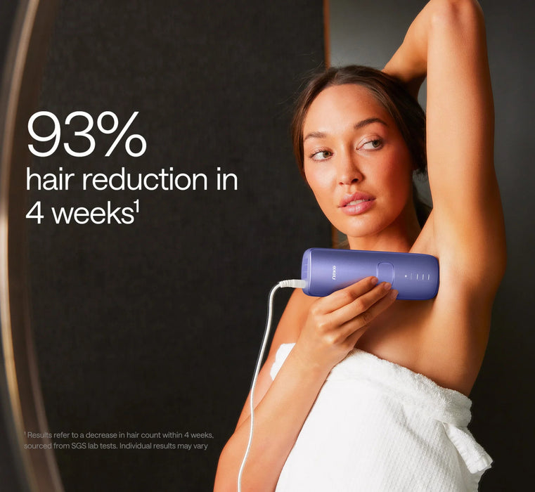 Ulike Air 3 IPL Hair Removal Device with Sapphire Ice-Cooling - Painless At-Home Laser - Purple\n
