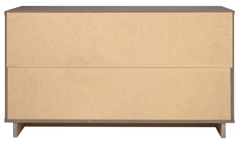 Granville Modern 55\" Dresser in Light Gray (6-Drawer)