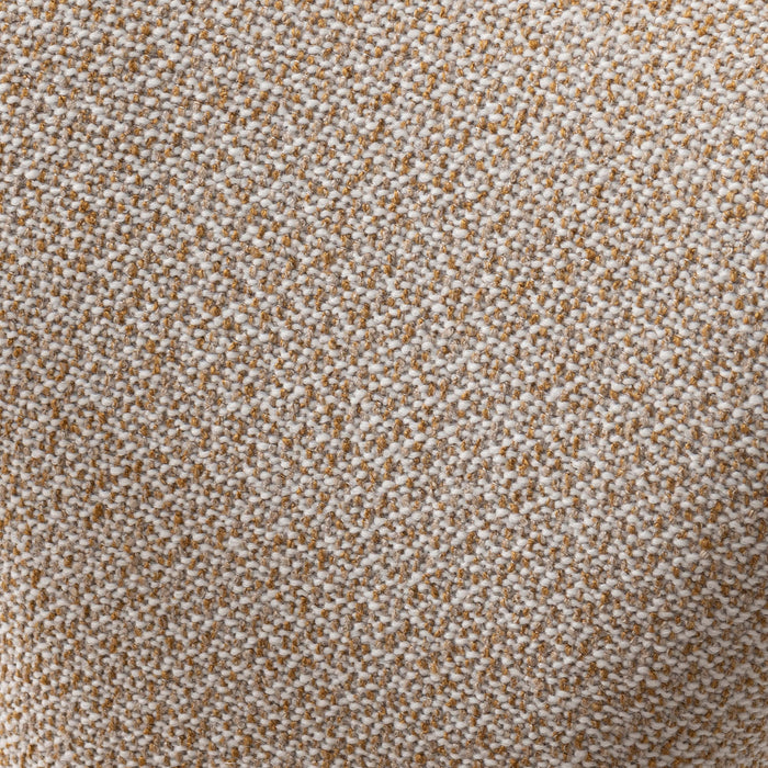 Aspen Mid-Century Modern Upholstered Tweed Armchair in Gold Dust