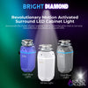 BrightDIAMOND 1HP Quietest Waste Disposer, LED Cabinet Light, Corded & Air Switch, Black Onxy - WDD100TA1BO Food Disposer | BrightDIAMOND 1HP Broyeur ultra-silencieux, DEL sous armoire, cordon/interrupteur, Noir-WDD100TA1BO