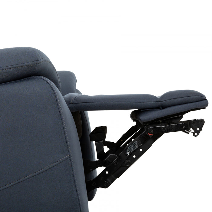 Sutton 66 in. Upholstered Power Reclining Loveseat - Blue