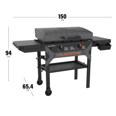 Blackstone 28\" Iron Forged Griddle With Hood - 2311CA