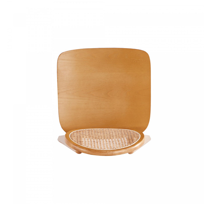 Versailles Industry Chic Wood Dining Chair in Natural - Set of 4