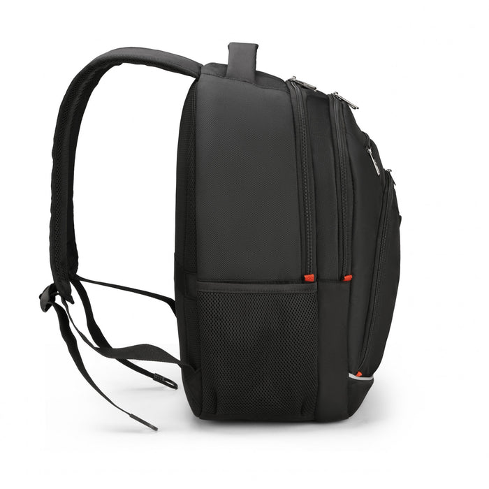 Swissdigital Sursee School Backpack – 17\" Laptop Bag, SDD Finder, Add-A-Bag System, Reflective Trim, Breathable Mesh, Travel-Ready