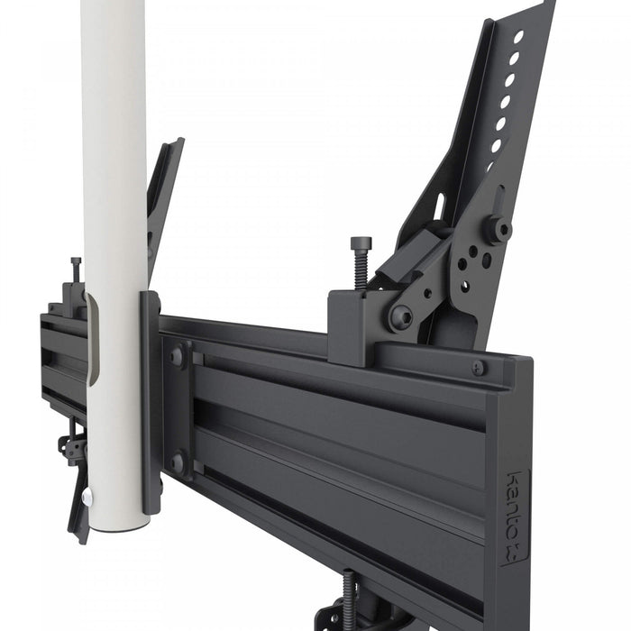 Kanto CM600 Height Adjustable Hanging Ceiling TV Mount for 40\" - 80\" TVs, White