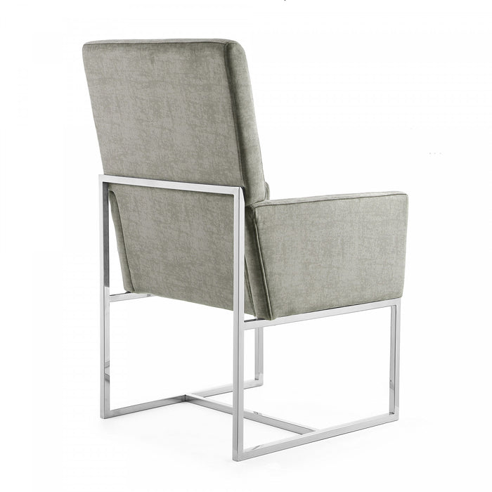 Element Modern 6-Piece Dining Chair Set in Steel