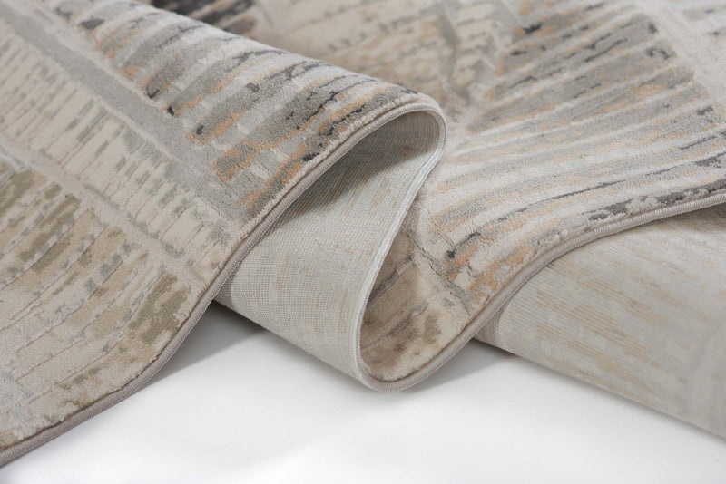 Briar Contemporary 7'9\" x 9'10\" Area Rug in Grey Indoor Area Rug