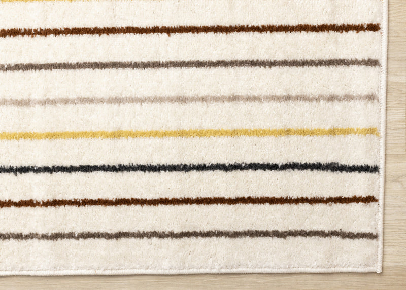 Marley Multi-Colour Double Rainbow Area Rug - 5'3\" x 7'7\"